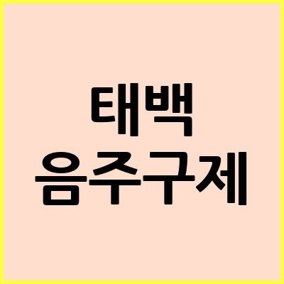 태백 음주운전 변호사