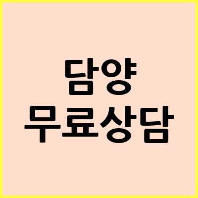 담양 음주운전 변호사