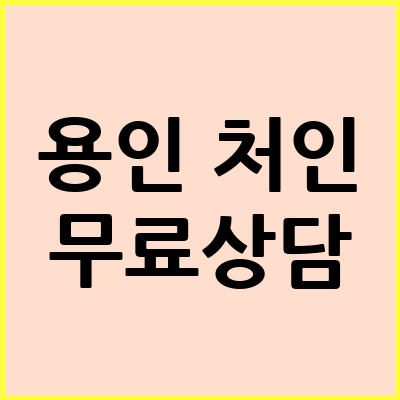 용인 처인구 음주운전 변호사